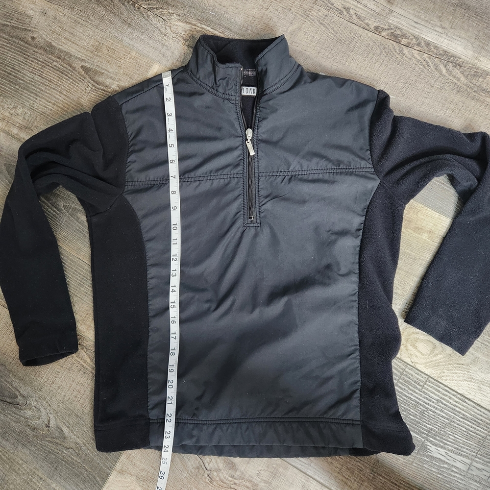 Kate Lord Golf Windbreaker Fleece Black Quarter Zip Jacket S Everyday Athletic - Picture 8 of 9
